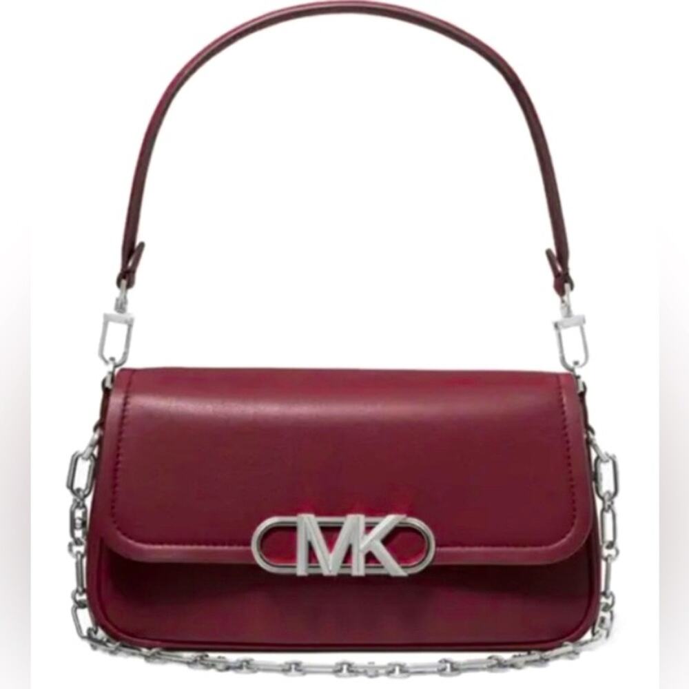 NWT MSRP$498 Michael Kors Parker Medium  Convertible  Pouchette Shoulder Bag